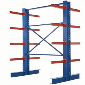 창고 및 화물/보관 장비용 장관 보관용 양면 캔틸레버 랙 시스템
