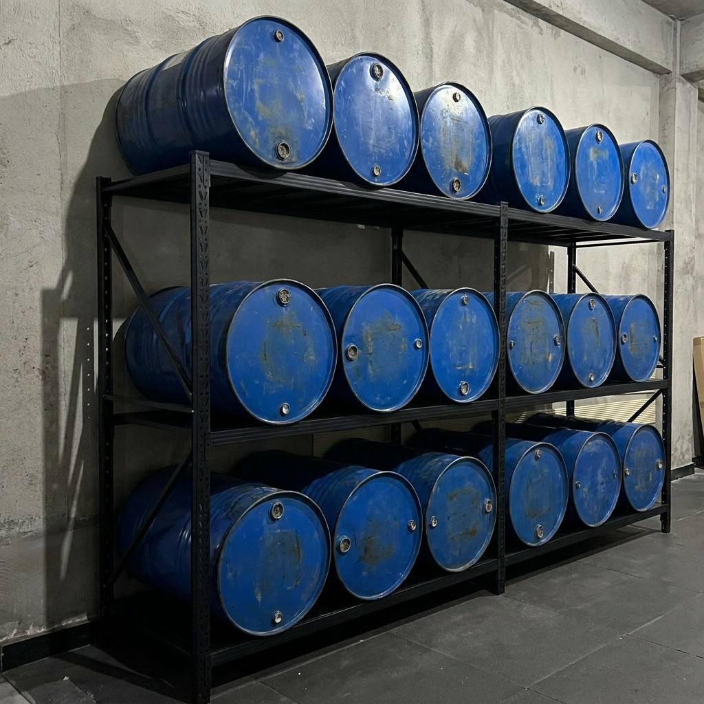 Warehouse Storage Rack Scene