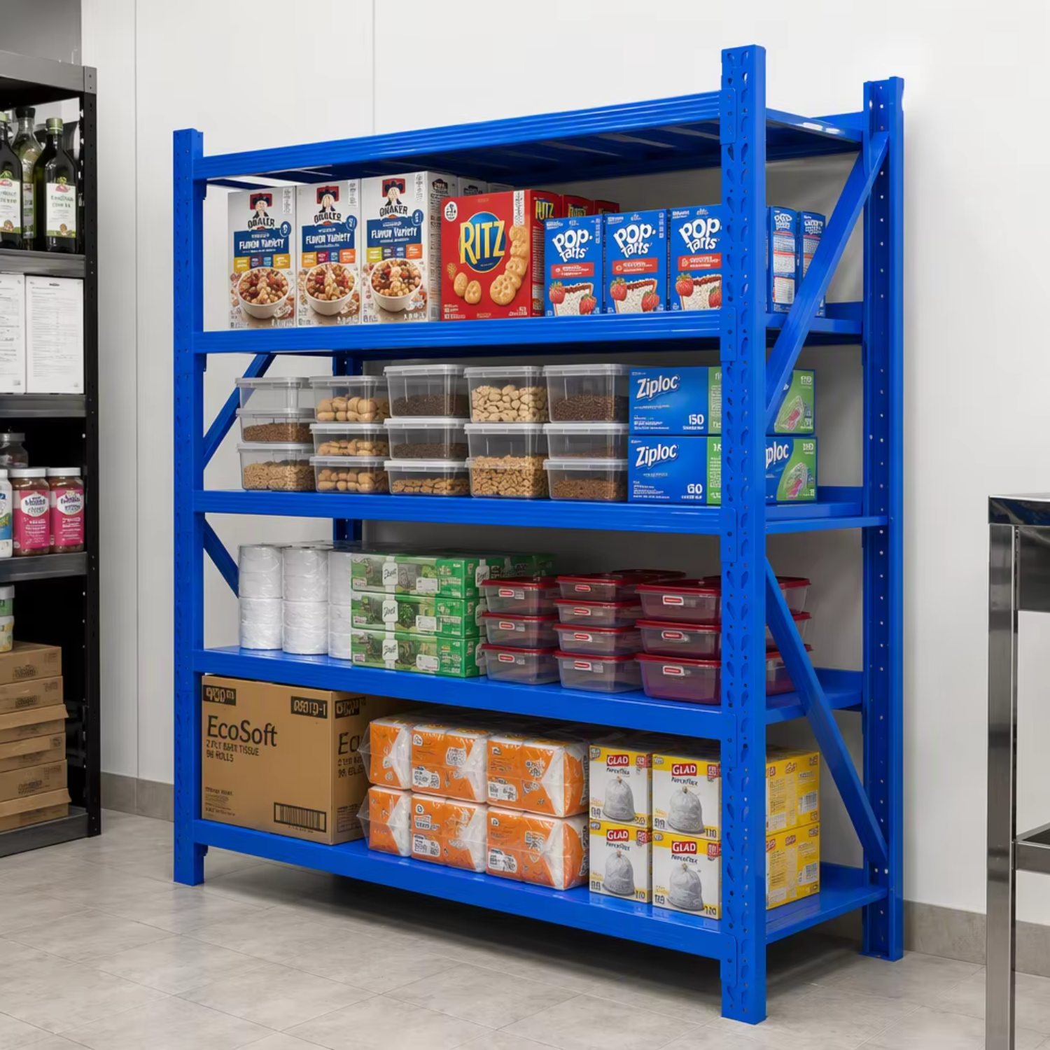Steel Shelving Unit Application