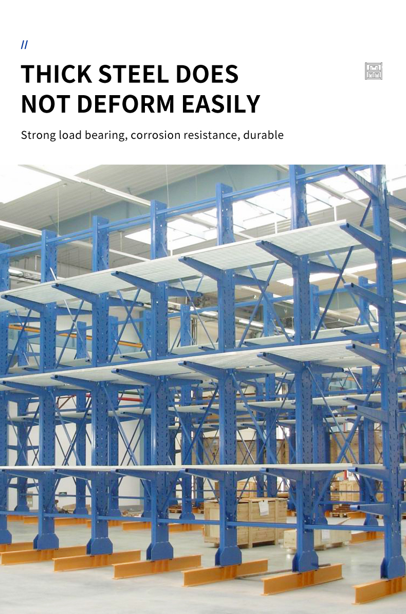 Cantilever storage rack detail 5