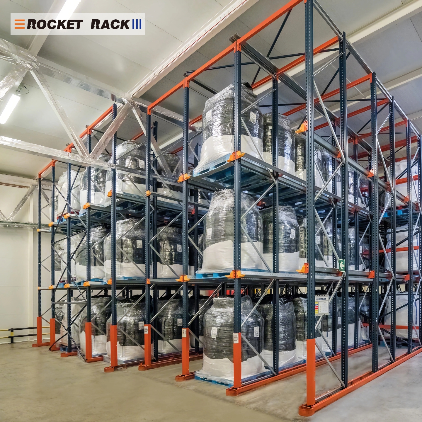 ROCKET 창고용 고하중 드라이브인 랙 시스템, 산업용 드라이브인 팔레트 랙 시스템 (창고 보관용)