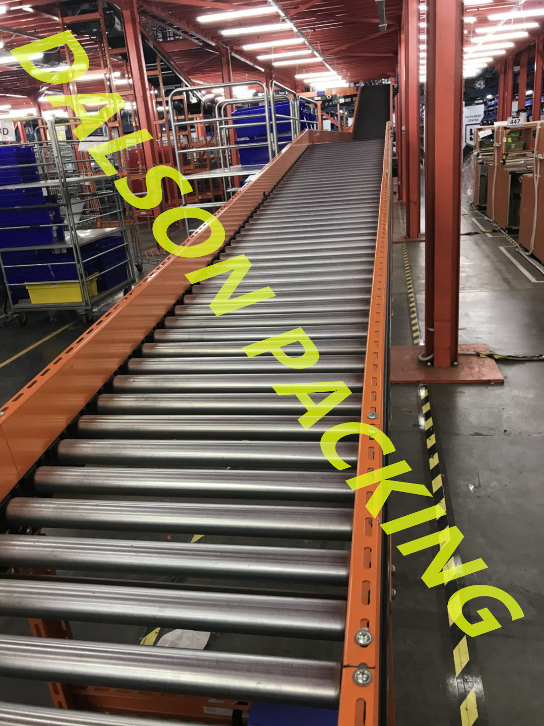 Floor Mount Free Flow Pallet Conveyor,Pallet Flow Dynamic Storage Pallet Gravity Flow Rack