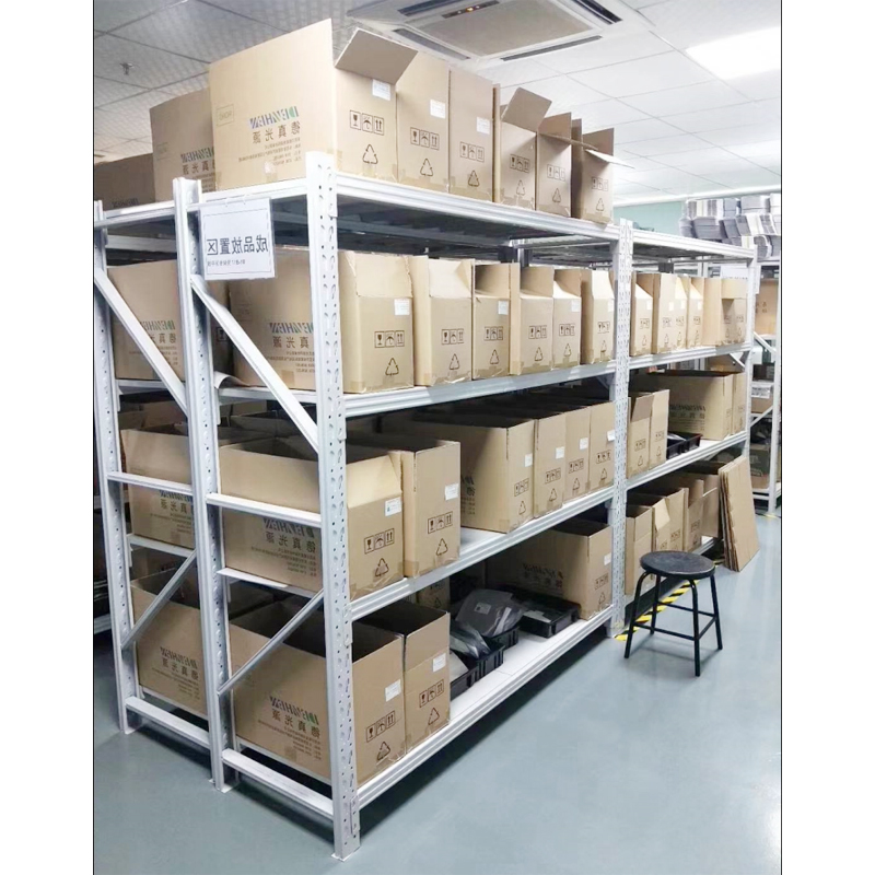 높이 조절 가능한 고하중 강철 산업용 선반, 500kg 하중 용량, 상업용 보관 및 적재 랙