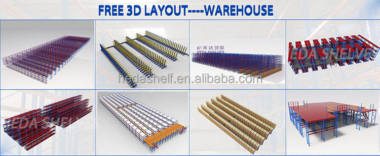 Heavy-Duty Industrial Steel Storage Pallet Rack System Warehouse Pipe Car Storage Rack Cantilever Racking Manufacturers