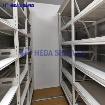 고밀도 핸들식 모바일 이동식 선반