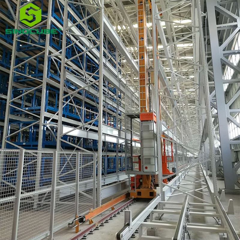 신제품 완전 자동 판금 및 플라스틱 ASRS 수직 랙, AGV, 레이저 작업장, 창고 보관 선반