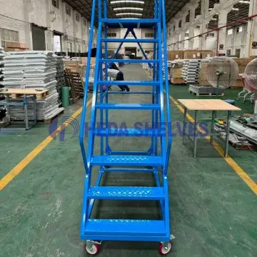 피킹용 이동식 사다리 카트
