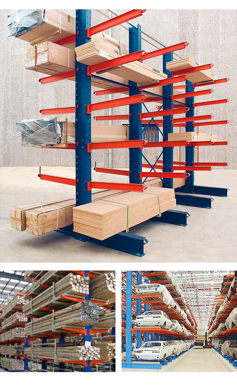 Cantilever storage rack detail 9
