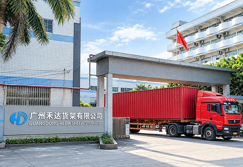 Guangzhou Heda Shelves Co., Ltd. 출하 및 물류 적재 현장