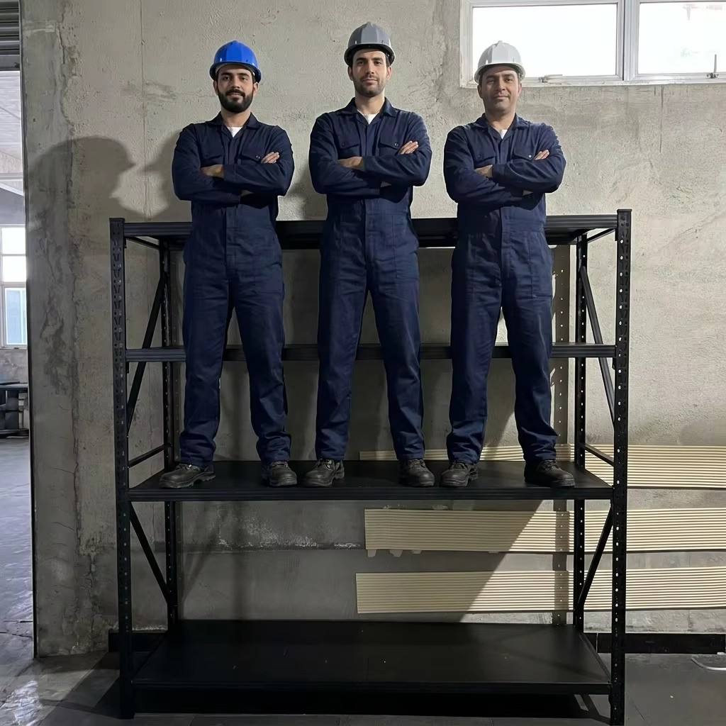 Industrial Storage Shelf Scene